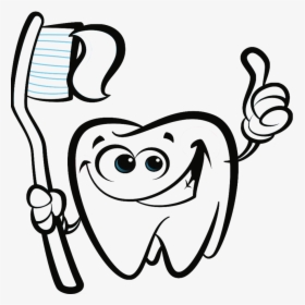 Transparent Tooth Outline Clipart - Tooth Kids Png, Png Download, Transparent PNG
