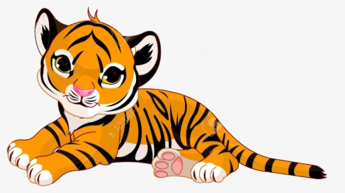 Tiger Clipart Free Best On Transparent Png - Cute Tiger Clipart, Png Download, Transparent PNG