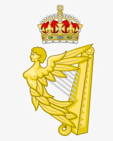 Cafepress Royal Wedding Crown Throw Pillow - Irish Harp Png, Transparent Png, Transparent PNG