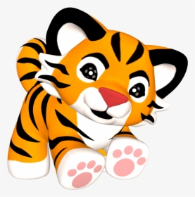 Baby Tiger Clipart Png - Baby Tiger Clipart Png Transparent Background, Png Download, Transparent PNG
