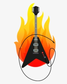 Transparent Flames Clipart Png - Guitar I Flames Png, Png Download, Transparent PNG