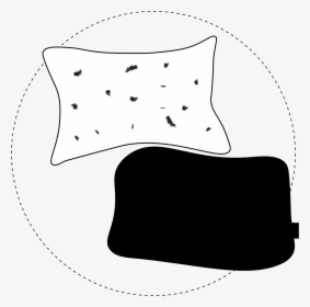 Black Pillow Hides Drool, Zit Cream, And Last Nights - Cushion, HD Png Download, Transparent PNG