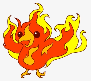 Prometheus Giving Fire Clipart - Cute Phoenix Clip Art, HD Png Download, Transparent PNG