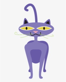 Cat, Clipart, Animal, Cartoon, Pet, Character, Icon - Clip Art, HD Png Download, Transparent PNG