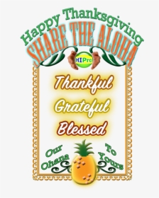 Happy Thanksgiving Clipart , Png Download, Transparent Png, Transparent PNG