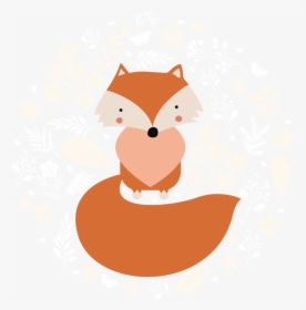 Fox Clipart Eating - Fox Cute Cartoon Png, Transparent Png, Transparent PNG