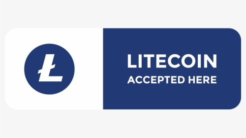 Litecoin Accepted Here Logo, HD Png Download, Transparent PNG