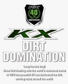 Kx Dirt Domination - Kawasaki Kx Logo Png, Transparent Png, Transparent PNG