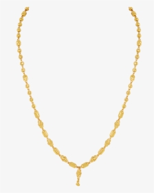 Necklace Gold Rope Chain Jewellery - Simple Gold Mangalsutra Designs, HD Png Download, Transparent PNG