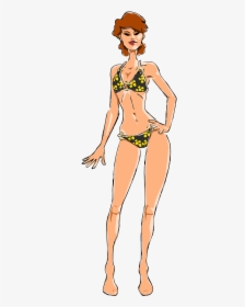 Clip Art Of Women In Bikini, HD Png Download, Transparent PNG
