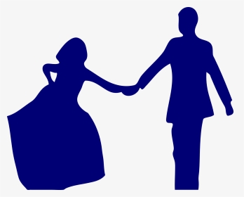 Groom Clipart Male Model - Blue Wedding Silhouette Clipart, HD Png Download, Transparent PNG