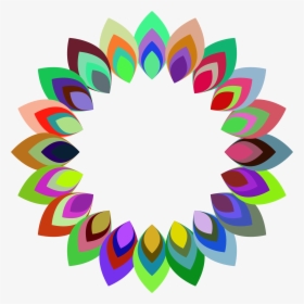 Prismatic Abstract Blossom Clip Arts - Abstract Yoga Pose Art, HD Png Download, Transparent PNG