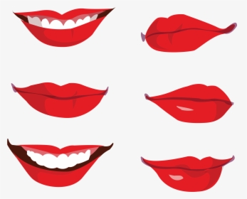 Smile Lips Vector Png Clipart , Png Download - Smile Lips Vector Png, Transparent Png, Transparent PNG