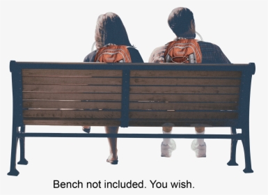 Gv-67, The Bench In The Park - Back Of Bench Png, Transparent Png, Transparent PNG