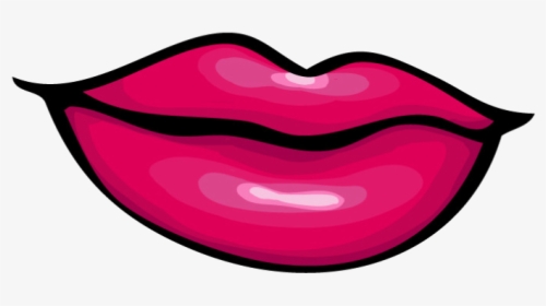 Clip Art Lips Vector Graphics Openclipart Free Content - Cartoon Clipart Lip, HD Png Download, Transparent PNG
