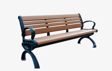 Commercial Recycled Plastic Park Bench Spb-102 Cover - Bench, HD Png Download, Transparent PNG