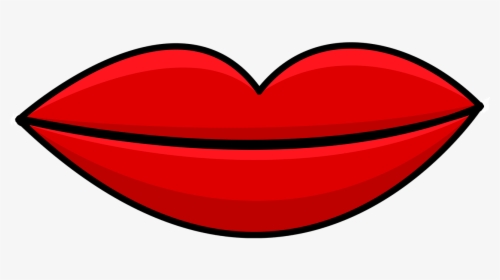 Lips Kiss Red Free Photo - Heart, HD Png Download, Transparent PNG