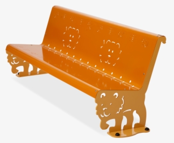 Bench For Public Parks, With Fanciful Carvings Laser, - Bench, HD Png Download, Transparent PNG