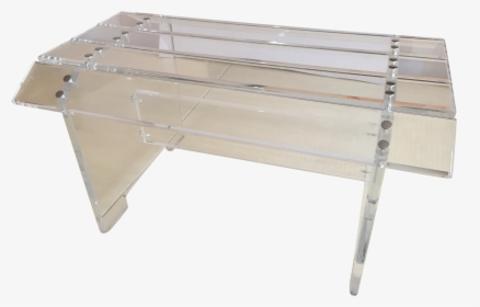 Lucite Plank Park Bench On Chairish - Bench, HD Png Download, Transparent PNG