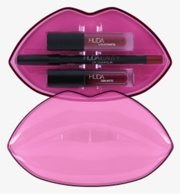 Matte & Cream Lip Set - Huda Beauty Bawse And Famous, HD Png Download, Transparent PNG
