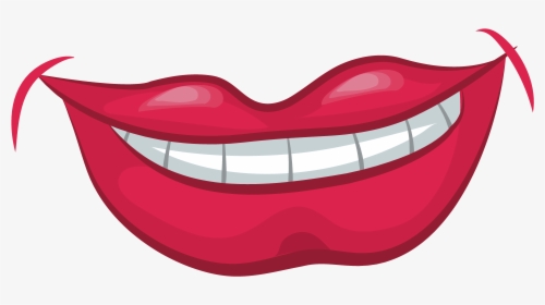 Clip Art Smile Lip Smiling Transprent - Smiling Lips Transparent Background, HD Png Download, Transparent PNG
