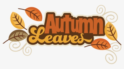 Transparent Cute Fall Clipart - Leaves Title, HD Png Download, Transparent PNG