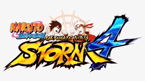 The First Ultimate Ninja Storm Title For The New Generation - Naruto Shippuden Ultimate Ninja Storm 4 Logo, HD Png Download, Transparent PNG