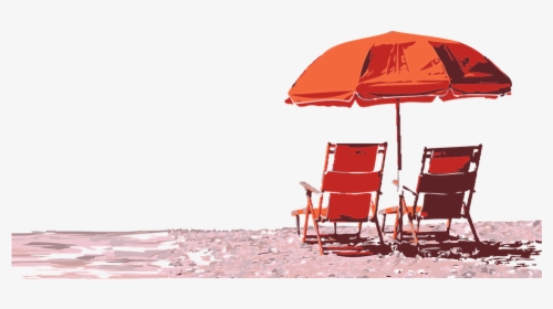 Beach, Parasol, Holiday, Sea, Beach Chairs - Ombrellone Spiaggia Png, Transparent Png, Transparent PNG