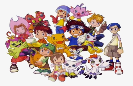 The Digidestined - Digimon Adventure, HD Png Download, Transparent PNG