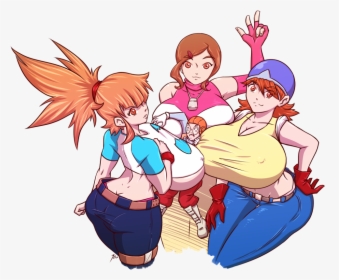 Big Breasts Digimon Nsfw - Big Breasts Cartoon, HD Png Download, Transparent PNG