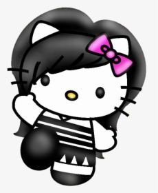 Emo Transparent Image - Hello Kitty Emo Png, Png Download, Transparent PNG