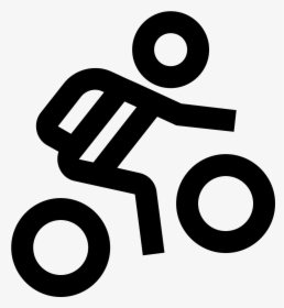 Cycling Mountain Bike Icon - Mountain Biker Icon, HD Png Download, Transparent PNG