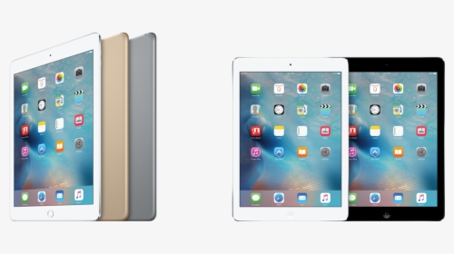 Ipad Air 2 With Wi-fi - Side By Side Ipad And Ipad Mini, HD Png Download, Transparent PNG