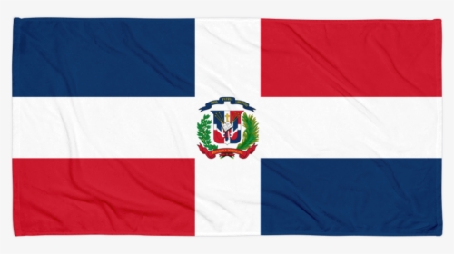 Republica Dominicana Beach Towel - Bandera Dominicana Y Americana, HD Png Download, Transparent PNG