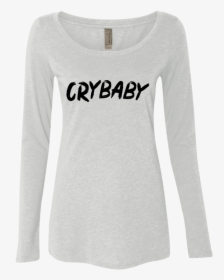 Crybaby Women S Long Sleeve Tee - Long-sleeved T-shirt, HD Png Download, Transparent PNG