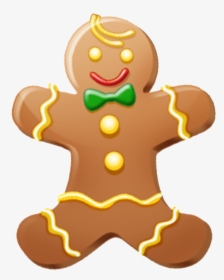 Gingerbread Clipart Playdough - Gingerbread Man Body Parts, HD Png Download, Transparent PNG