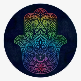 Bumper Sticker / Decal - Rainbow Hamsa, HD Png Download, Transparent PNG