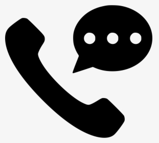 Phone Conversation Png - Customer Service Phone Icon, Transparent Png, Transparent PNG