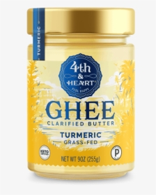 Ghee-turmeric - 4th And Heart Ghee, HD Png Download, Transparent PNG