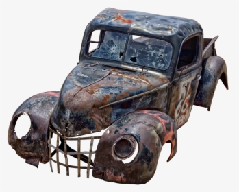When To Sell Junk Car For Cash - Old Rusty Car Png, Transparent Png, Transparent PNG
