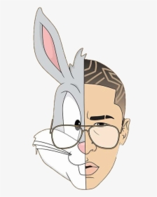 Bad Bunny Conejo Malo - Dibujos De Bad Bunny, HD Png Download, Transparent PNG