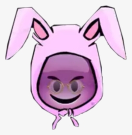 Emoji Clipart Bunny - Emoji De Bad Bunny, HD Png Download, Transparent PNG