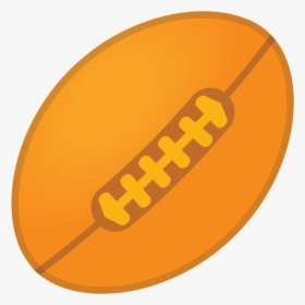 Rugby Football Icon - Facebook Rugby Ball Emoji, HD Png Download, Transparent PNG