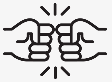 Vector Fist Bump Clipart , Png Download - Brotherhood Logo Vector Crown, Transparent Png, Transparent PNG