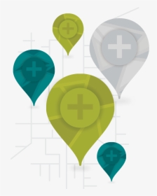 Map Pins - Balloon, HD Png Download, Transparent PNG