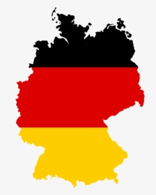 Flag Of Germany Flag Vector Graphics Flagpole Stock - Small Germany Outline Map, HD Png Download, Transparent PNG