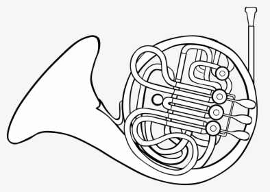 French Horns Drawing Brass Instruments Musical Instruments - Horn Clip Art, HD Png Download, Transparent PNG