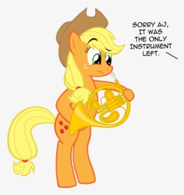 French Horn Wallpaper - My Little Pony Instruments, HD Png Download, Transparent PNG