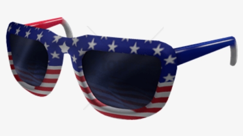 American Flag Glasses Png - American Sunglasses With Transparent Background, Png Download, Transparent PNG