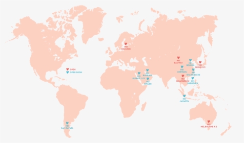 Hei World October19 - World Map, HD Png Download, Transparent PNG